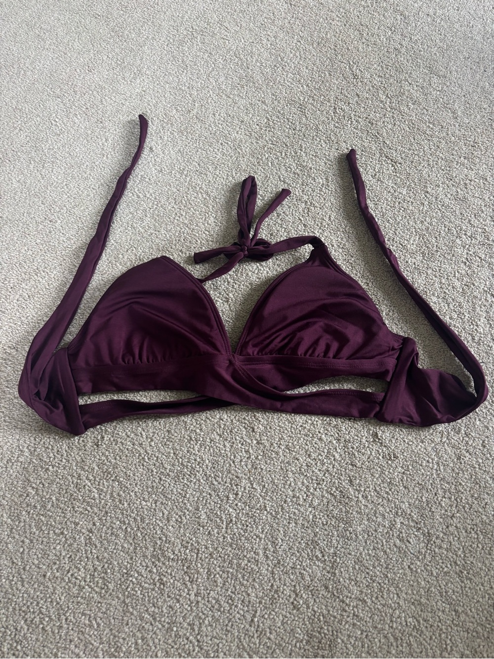 Target Plum Purple Triangle Bikini Top